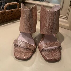 42Gold Rose Gold Heels